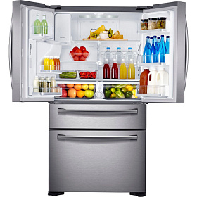 Холодильник с дисплеем Samsung RF 24HSESBSR