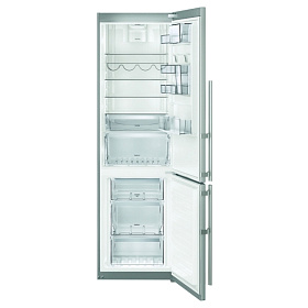 Серебристый холодильник Electrolux EN93889MX