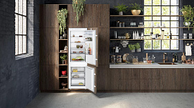 Двухкамерный холодильник с no frost шириной 55 см Neff KI7862SE0 фото 4 фото 4
