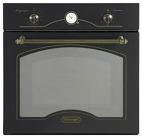 Классический духовой шкаф чёрного цвета De’Longhi CM 6 ANT