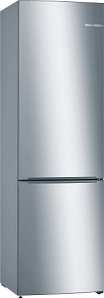 Серебристый холодильник Bosch KGV39XL2AR
