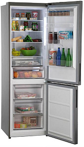 Двухкамерный холодильник с нижней морозильной камерой Sharp SJB340ESIX фото 2 фото 2