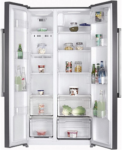 Холодильник  с морозильной камерой Graude SBS 180.0 E фото 2 фото 2