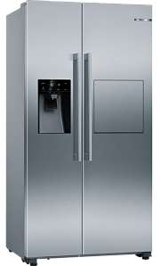 Серебристый холодильник Bosch KAG93AI30R