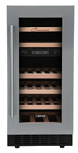 Двухтемпературный винный шкаф LIBHOF CXD-28 silver фото 3 фото 3