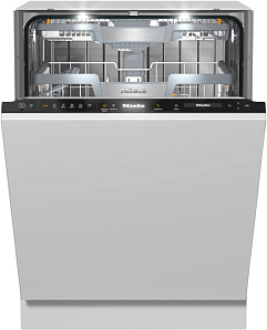 Чёрная посудомоечная машина Miele G7695 SCVi XXL