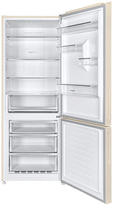 Двухкамерный холодильник цвета слоновой кости Maunfeld MFF1857NFBG фото 3 фото 3