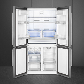 Трёхкамерный холодильник Smeg FQ60XDF фото 2 фото 2