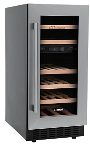 Компрессорный винный шкаф LIBHOF CXD-28 silver