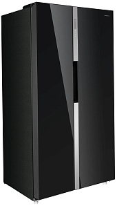 Большой чёрный холодильник Maunfeld MFF177NFB фото 4 фото 4