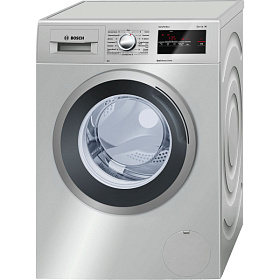 Серебристая стиральная машина Bosch WAN2416SOE