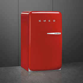 Красный холодильник в стиле ретро Smeg FAB10LRD5 фото 3 фото 3