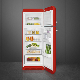 Красный холодильник в стиле ретро Smeg FAB30RRD5 фото 2 фото 2