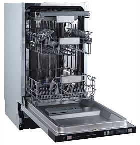 Встраиваемая посудомоечная машина глубиной 45 см Zigmund & Shtain DW 129.4509 X фото 4 фото 4