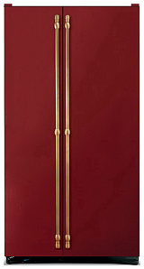 Красный холодильник в стиле ретро Iomabe ORGF2DBHFRR Бордо