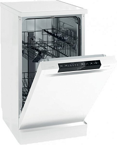 Отдельностоящая посудомоечная машина встраиваемая под столешницу шириной 45 см Gorenje GS531E10W