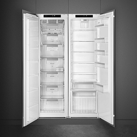 Холодильник со скользящим креплением Smeg S8F174NE фото 4 фото 4
