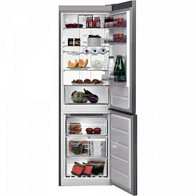 Серый холодильник Bauknecht KGNF 20P A3+ IN