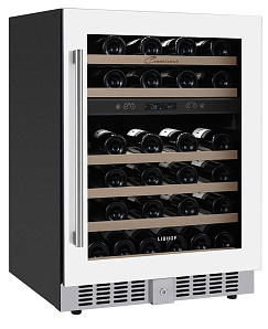 Двухтемпературный винный шкаф LIBHOF CXD-46 white