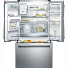 Серый холодильник Siemens KF 91NPJ10R