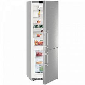 Серебристые двухкамерные холодильники Liebherr Liebherr CNef 5715