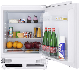 Невысокий встраиваемый холодильник Maunfeld MBL88SW