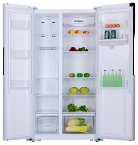Узкие холодильник Side by Side Ascoli ACDW 520 W white