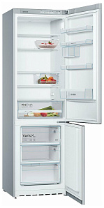 Серебристый холодильник Bosch KGV39XL22R фото 2 фото 2