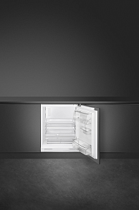 Встраиваемый маленький холодильник с морозильной камерой Smeg U8C082DF фото 2 фото 2