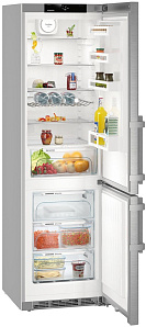 Серебристые двухкамерные холодильники Liebherr Liebherr CNef 4835