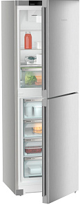 Серебристые двухкамерные холодильники Liebherr Liebherr CNsfd 5204 фото 2 фото 2