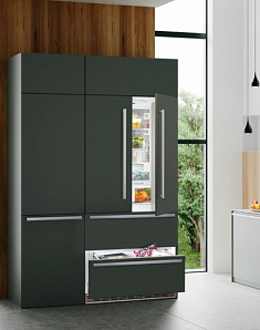 Большой встраиваемый холодильник с большой морозильной камерой Liebherr ECBN 6256 фото 2 фото 2