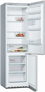 Серебристый холодильник Bosch KGV39XL2AR фото 2 фото 2