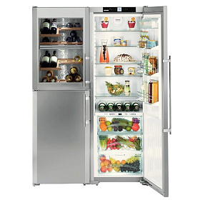 Трёхкамерный холодильник Liebherr SBSes 7165