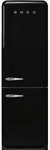 Чёрный холодильник Smeg FAB32RBL5