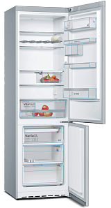 Серый холодильник Bosch KGE39AL33R фото 2 фото 2