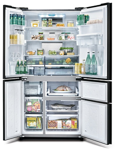 Холодильник  с зоной свежести Sharp SJ-WX99A-BK фото 2 фото 2