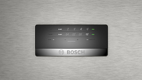 Двухкамерный серебристый холодильник Bosch KGN39XI28R фото 3 фото 3