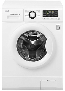 Белая стиральная машина LG FH0B8WD6