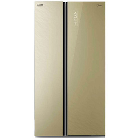Бежевый холодильник Side-by-Side Midea MRS518SNGBE
