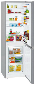 Серебристый холодильник Liebherr CUef 3331