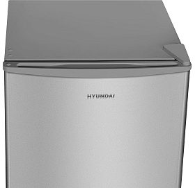Маленький холодильник для офиса Hyundai CO1003 серебристый фото 4 фото 4