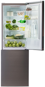 Двухкамерный холодильник с нижней морозильной камерой Sharp SJB320EVIX фото 3 фото 3