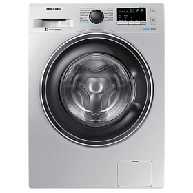 Серебристая стиральная машина Samsung WW80K42E07S