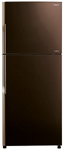 Двухкамерный коричневый холодильник Hitachi R-VG 472 PU8 GBW