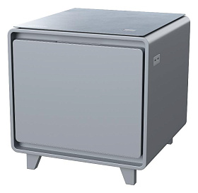 Маленький холодильник без морозильной камера Hyundai CO0503 серебристый фото 2 фото 2