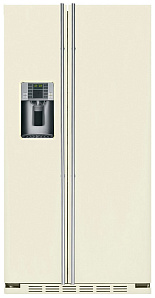 Узкие холодильник Side by Side Iomabe ORE 24 VGHFBI бежевый