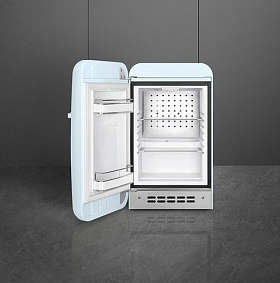 Узкий однокамерный холодильник Smeg FAB5LPB5 фото 2 фото 2