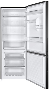 Чёрный холодильник с No Frost Maunfeld MFF1857NFSB фото 3 фото 3