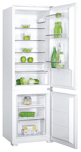 Узкий высокий двухкамерный холодильник Graude IKG 180.0